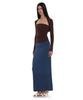 Partimento Woman Pwc Folding Waist Jersey Maxi Skirt_Navy