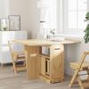 Vlinder Eettafel Inklapbaar Corona Collectie Massief Grenenhout Honingwas Bruin
