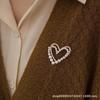 New Alloy Brooch High-end Niche Women's Peony High-end Pin Coat Suit High-end Versatile Brooch