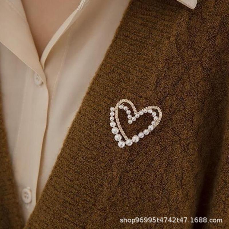 New Alloy Brooch High-end Niche Women's Peony High-end Pin Coat Suit High-end Versatile Brooch