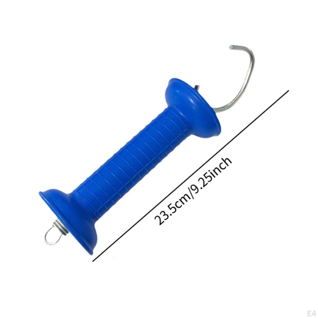 10 Count Electric Fence Gate Handle Set with Insulators and Spring for Livestock Care