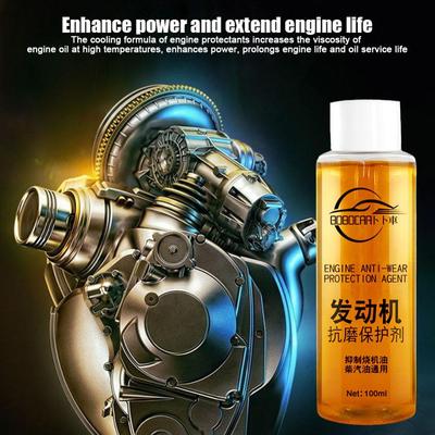 100ml Automobilový olejový prísada proti opotrebeniu Prísada proti opotrebeniu motora Proti otrasom Proti hrdzi Redukcia hluku a Proti spáleniu oleja