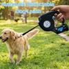 Plastic LED Dog Leash With Garbage Bag Puppy Traction Belt Pet Traction Rope  Small Dogs