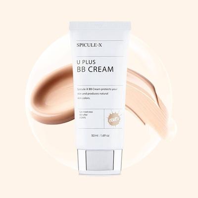 U Plus BB Cream 50ml, Heller Hautton, Koreanische Kosmetik, Kbeauty, Probe