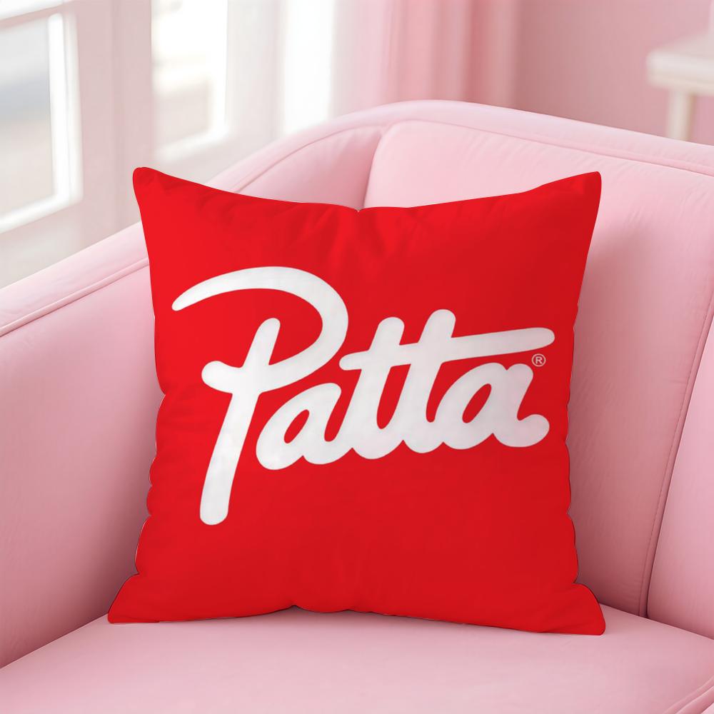 luxury PPatta Brand Cushion Cover Soft Plush Throw Pillow Cushion CoverDoubleSided Printed Pillow Case for Sofa Home Decor