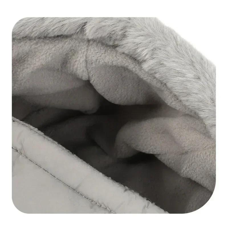 4 In 1 Thermal Balaclava Scarf Winter Windproof Hood Plush Neck Warmer Ski Face Mask for Outdoor Cold Weather Activities