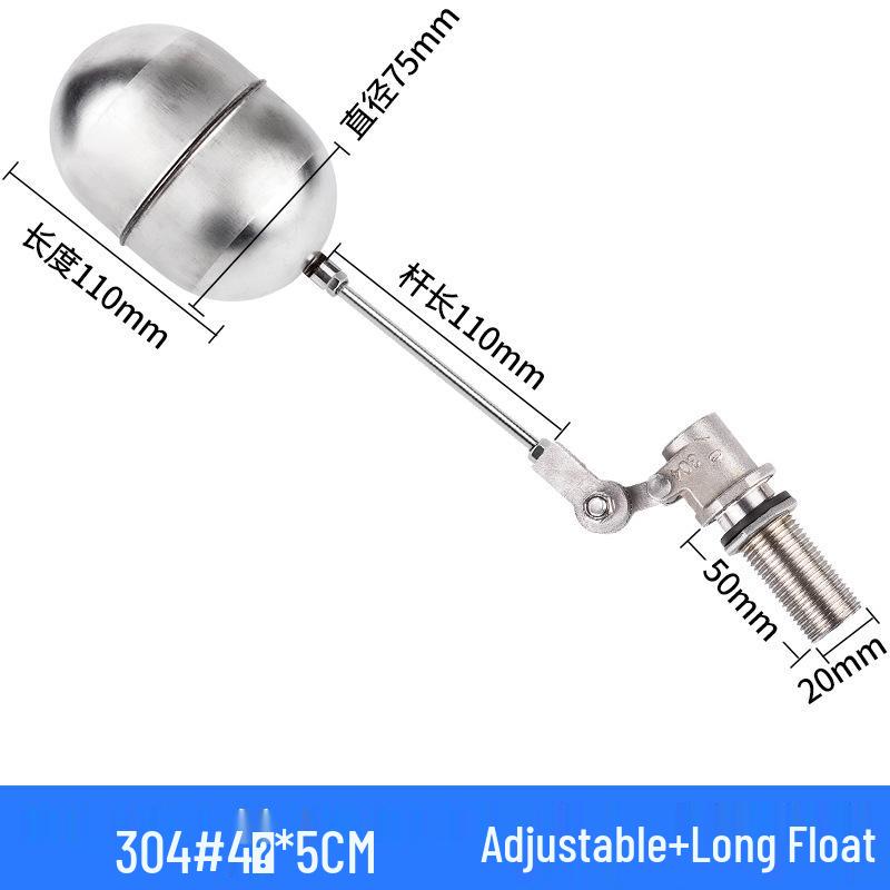 4-punktowa nakrętka ze stali nierdzewnej 304 z powłoką galwaniczną, zawór pływakowy – odporna na wysoką temperaturę, wrzącą wodę, kwasy i zasady