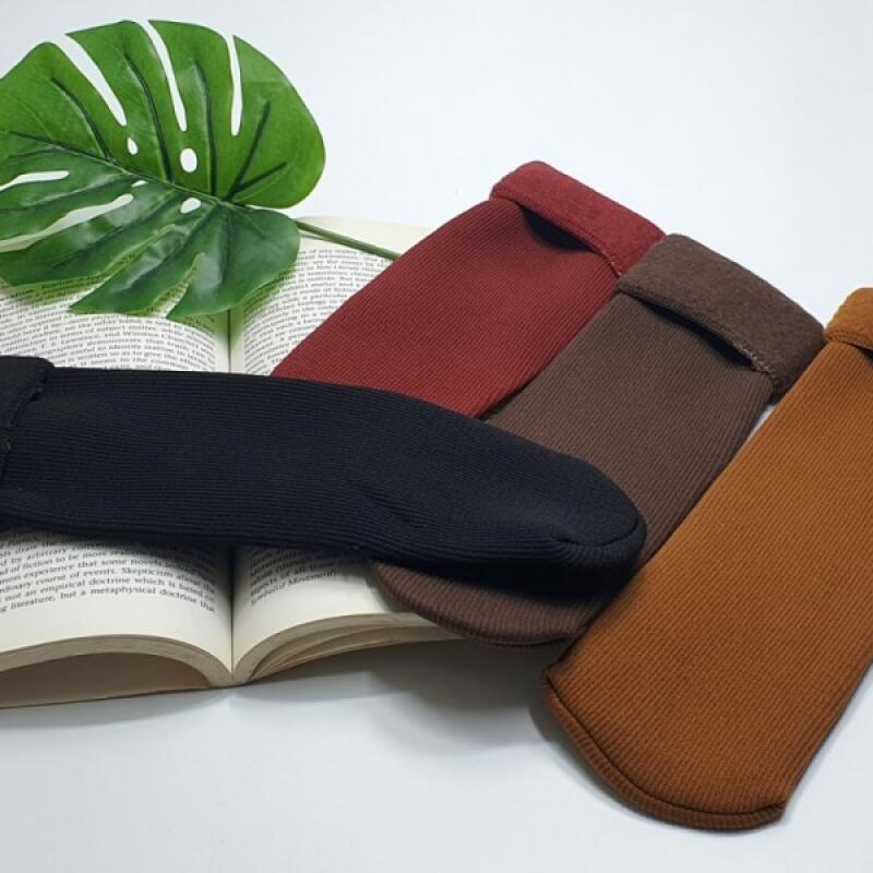 

Cotton fleece socks winter fleece dark brown