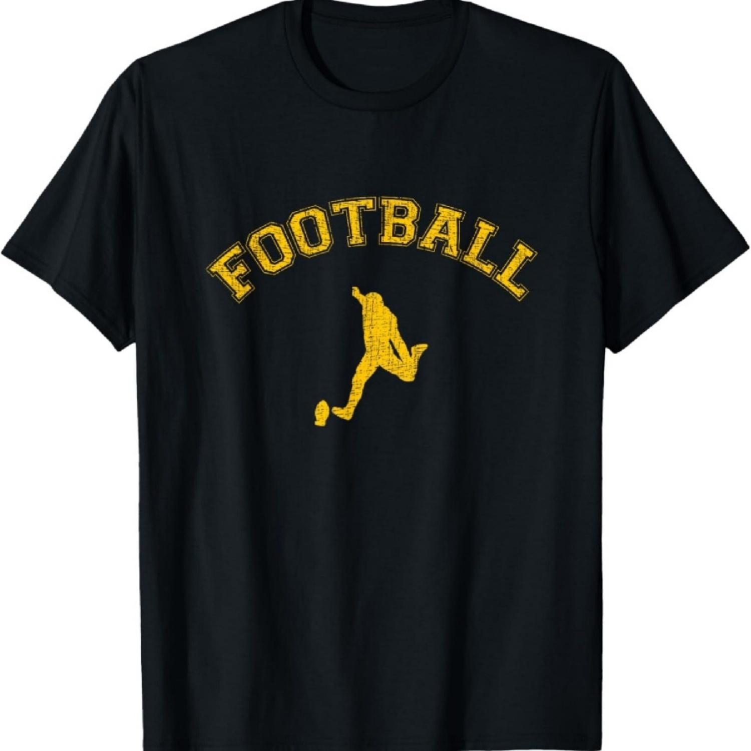 

Classic College-style Football Kicker T-Shirt T-Shirt XXXXXL чорний