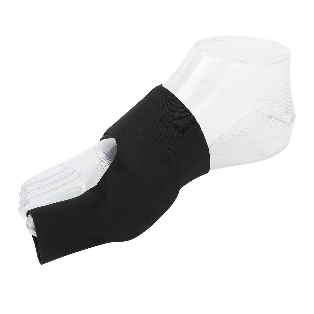 Bunion Sleeve Prevent Slip Shock Absorbing Adjustable Straightener Big Toe Separator Strap for Day Night Black Right