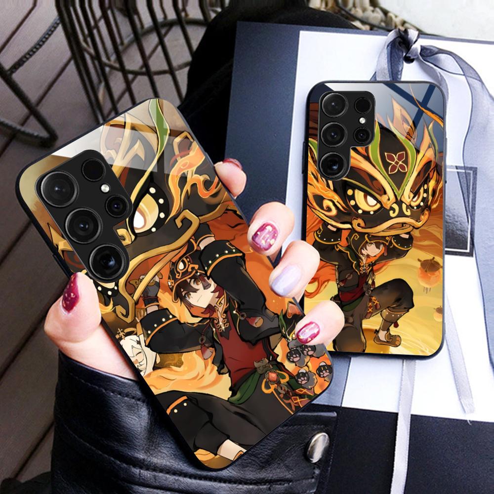 Game GI Gaming Mobile Phone Case for Samsung Galaxy S26 S25 S24 S23 S22 S21 S20 Note20 Plus FE Ultra Glass Colorful Cover Cover