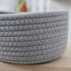 3pcs Storage Basket Home Decoration For Laundry Organization Toys Snacks Keys Storage Cotton Thread Storage Woven Basket