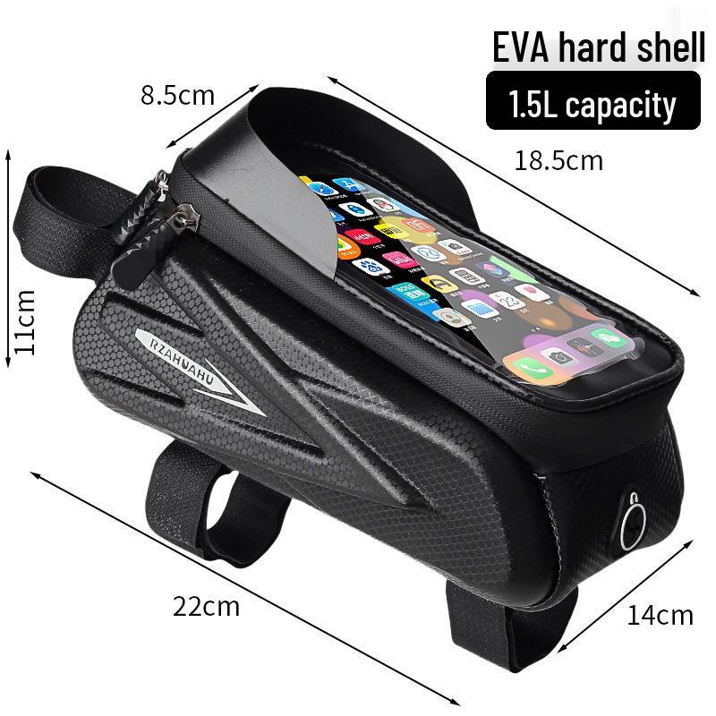 Waterproof Bicycle Handlebar & Saddle Bag with Phone Holder