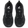 Anta Meteorite Slip Resistant Abrasion Resistant Low top Casual Shoes Women's Black Silver Sneakers