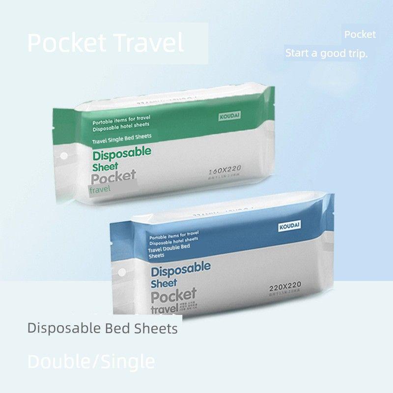 

Equinox Disposal Bed Sheet Duvet Cover Pillowcase Quilt Cover Four-Piece Travel Bath Towel Hotel Double Beddings No specifications Sterilization pillowcase 4