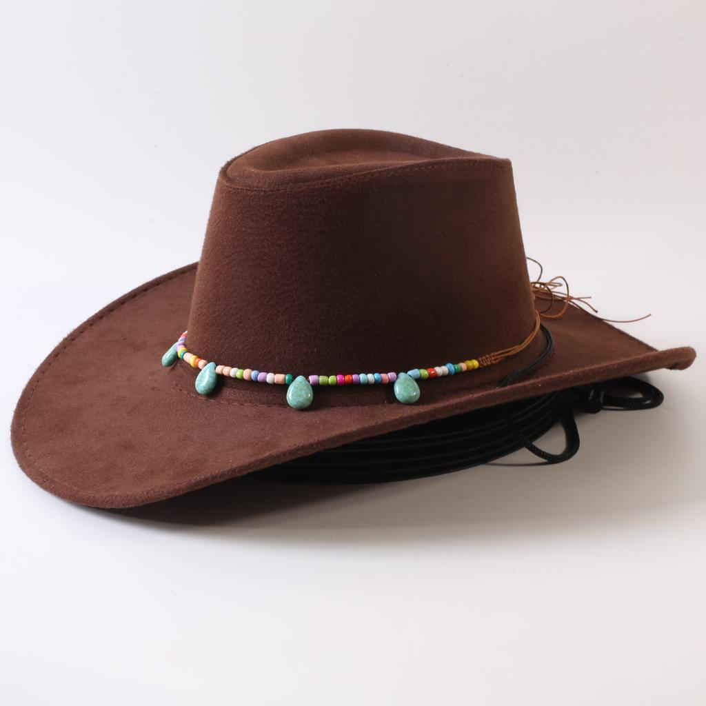 Popolare cappello western da cowboy a tesa larga classico europeo e americano per uomo e donna moda outdoor cappello da cowboy anti-sole cappello jazz