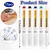 75pcs Hole Marker Pen with Waterproof Designs Ensuring Long Time Use Marks in Wet Conditions Ideal for Outdoor Craft