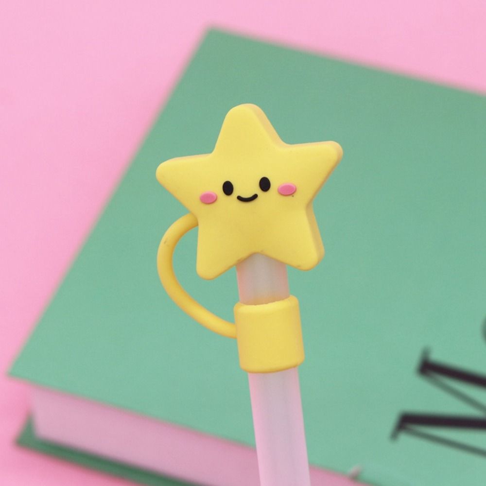 Cup Accessories Silicone Straw Plug Reusable Straw Tips Cover Drinking Dust Cap  Water Glass