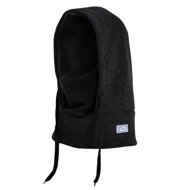 Winter Outdoor Warme Eltern-Kind-Mütze Herren- und Damen-Fahrrad-Ski-Überziehmütze Fleece-Nackenmaske Integrierte Mütze