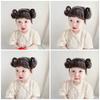Bun Headbands Infants Wig Bangs Chignons Hairpiece 1-4T Girls Boy Headwear Lovely Buns Hairband Decors