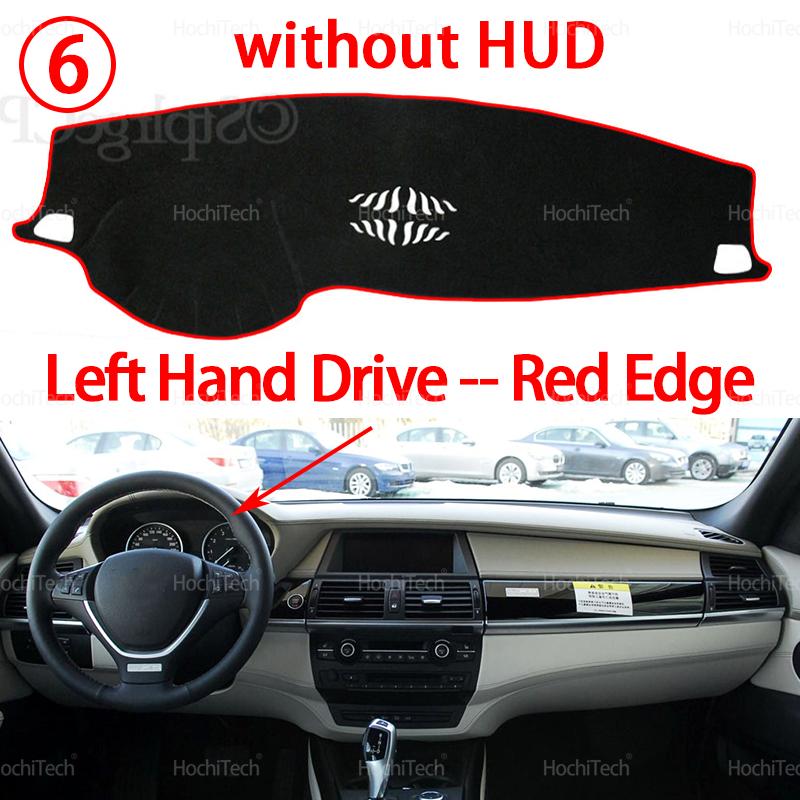 Dashboard Cover Avoid Light Anti-Slip Anti-dirty Mat Pad Sunshade Dashmat Protect for BMW X5 E70 X6 E71 2007-2013 LHD RHD