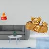 Festival Treasure Pig Cornucopia Ornament Modern Collectible Resin Sculpture for Bedroom