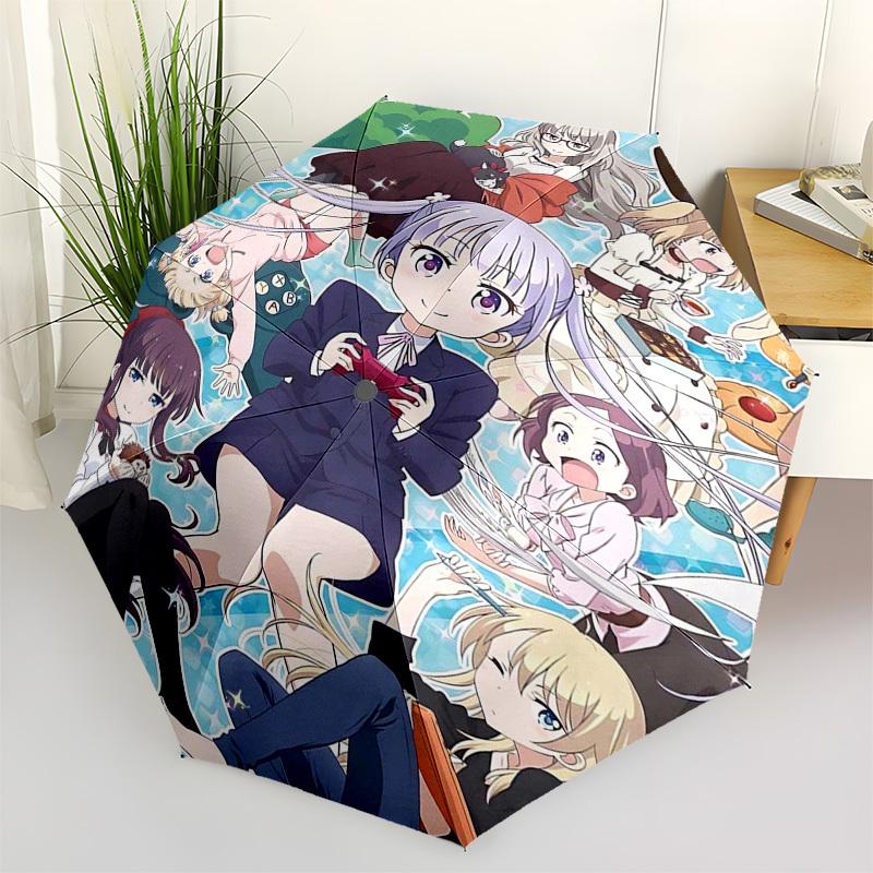 

1pc Re:Zero - Starting Life in Another World Outdoor Umbrella | Automatic Opening & Closing | Portable 3-Fold Design | 8-Rib Iron Frame | Perfect Gift