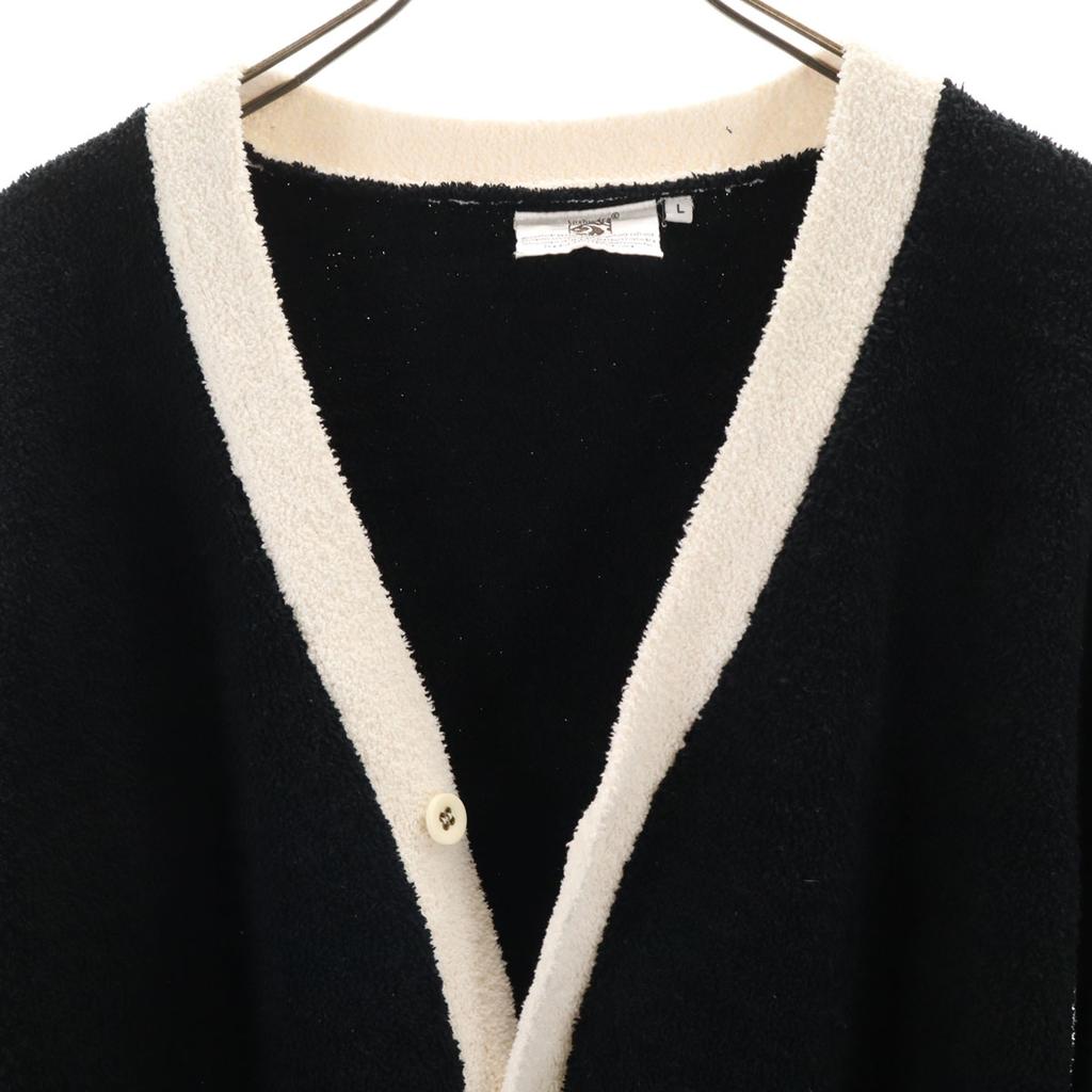 Kashwere Long Sleeve V Neck Cardigan L Black Women Used