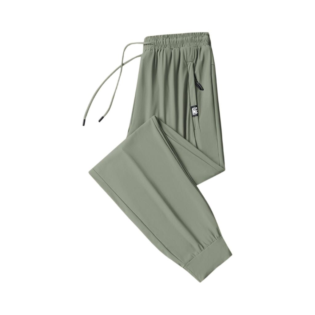 Women's Casual Pants High-waisted Belted Jogging Pants With Pockets