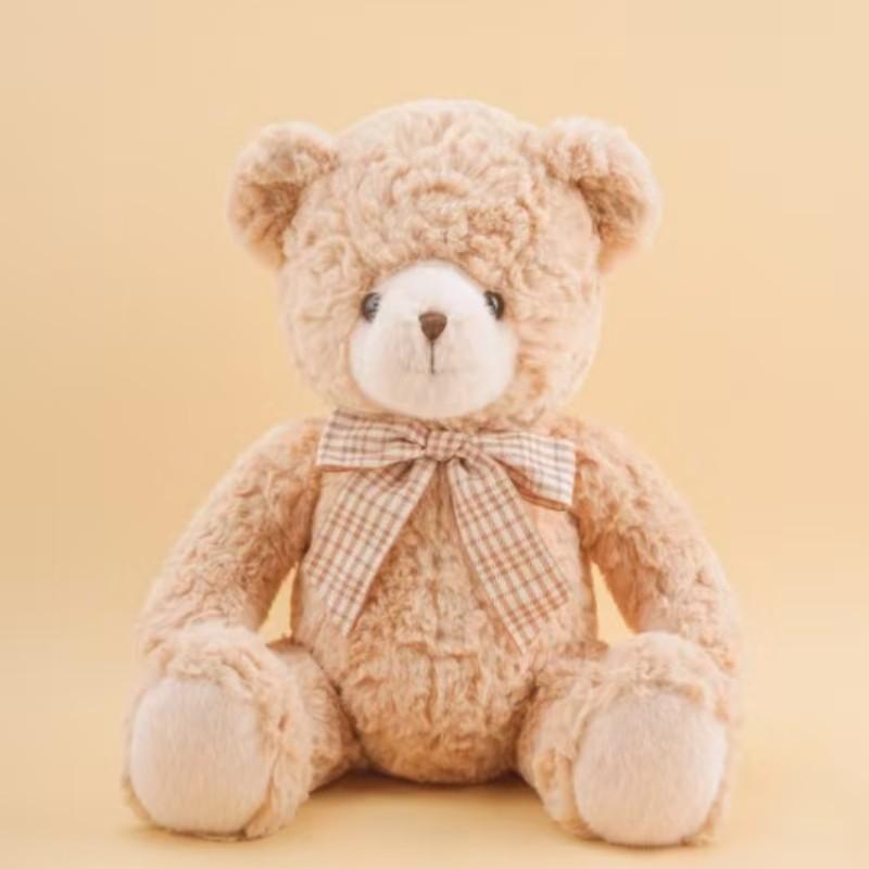 Hug cape bear doll plush toy rag doll children soothing little doll press bed doll home throw pillow