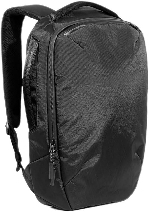 Air Slim Pack 2 X-Pac Tech Collection 39019 Black Backpack, BusinessCasual, Men's, Waterproof, Water-Repellent, Lightweight Nylon