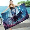 Game H-Hollow Funny Knight Anime Beach Swimming Towel Soft Absorbent Washcloth Children's Gifts for Kids Travel Camping Gym