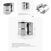 Premium Quality 2.25" To 2.5" Stainless Exhaust Band Clamp Step Clamps For Catback Muffler