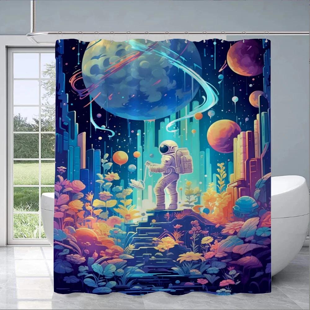 CSMY Temă Astronaut Cortine de duș Cortină de duș