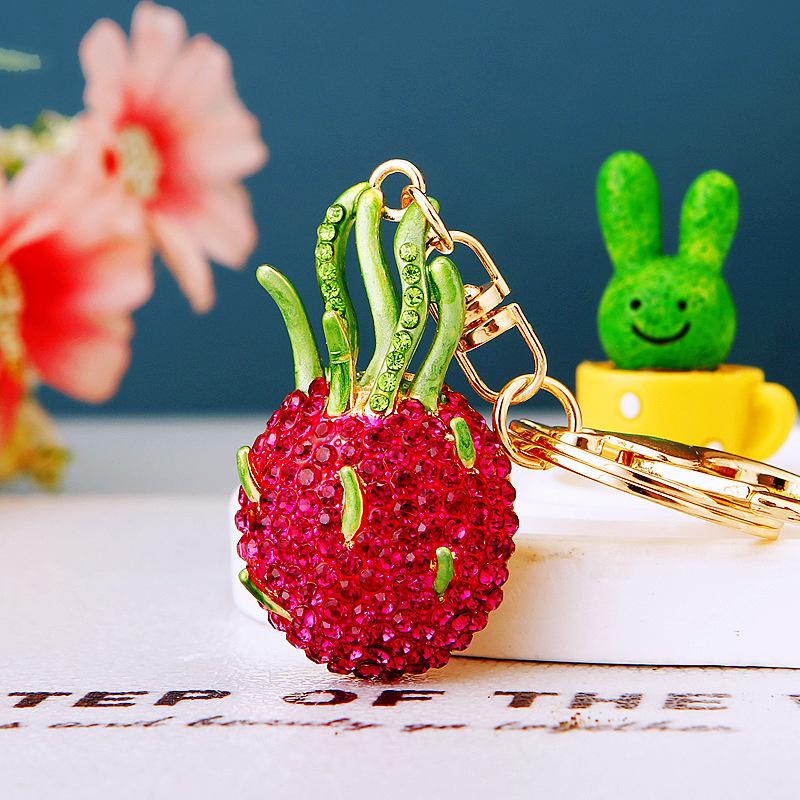 Creative Bling Rhinestone Watermelon Fine Workmanship Portable Bag Pendant Fashion Jewelry Decor Gift For Friends Bag Charm