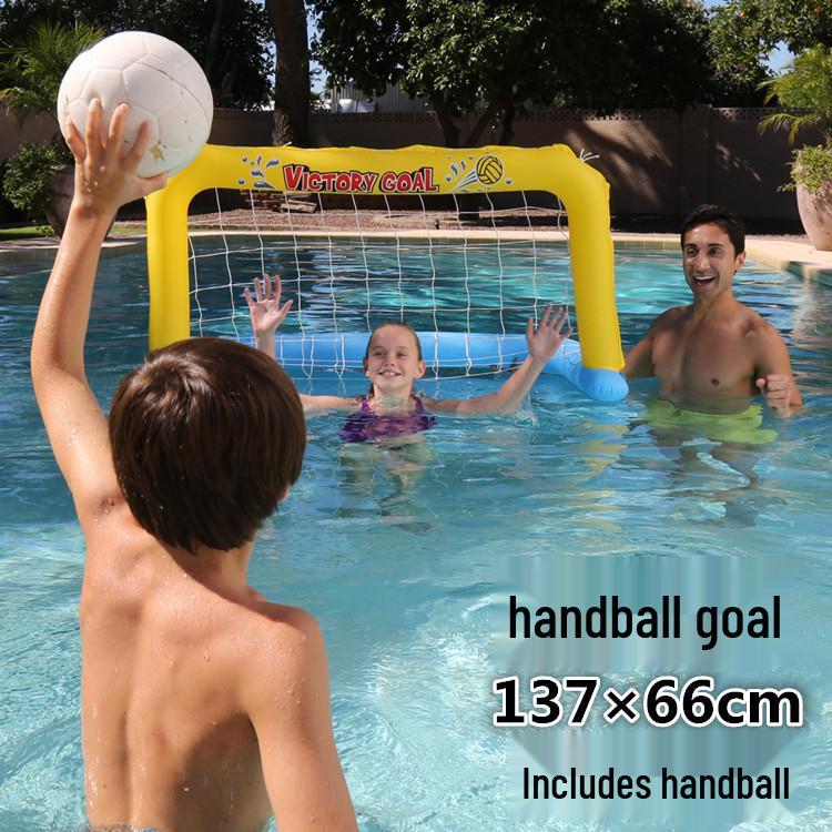 Inflatable Volleyball & Basketball Pool Set for Adults and Kids - Water Play & Beach Toys