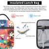 Chainsaws Man Lunch Bag Characters Kawaii Lunch Box Outdoor  Portable Zipper Thermal Lunch Bags For Unisex Oxford Cooler Bag