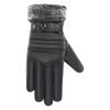 Winter Radhandschuhe Leder warmes Fleece Damen Touchscreen Herren Motorrad Winterhandschuhe verdickt winddicht