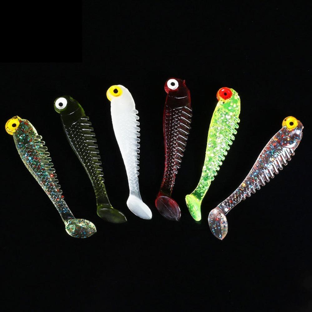 Accessories For Ice Fishing Wobbler Swimbaits Worm Luminous Fishing Lure Artificial Silicone Bait