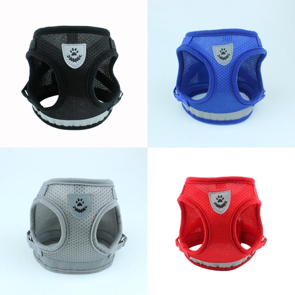 Dog Harness Breathable Mesh Reflective Chest Vest For Small To Large Dogs