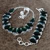 Chrome Diopside Gemstone Handmade  925 Sterling Silver Jewelry Set KKG-445