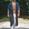Men S Casual Printed Beach Sun Protection Loose Fit Shirt Jacket