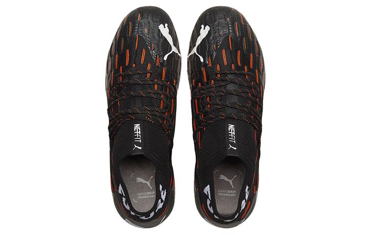 Men's Sneakers Puma Future 6.1 Netfit FG AG 'Black Shocking Orange'