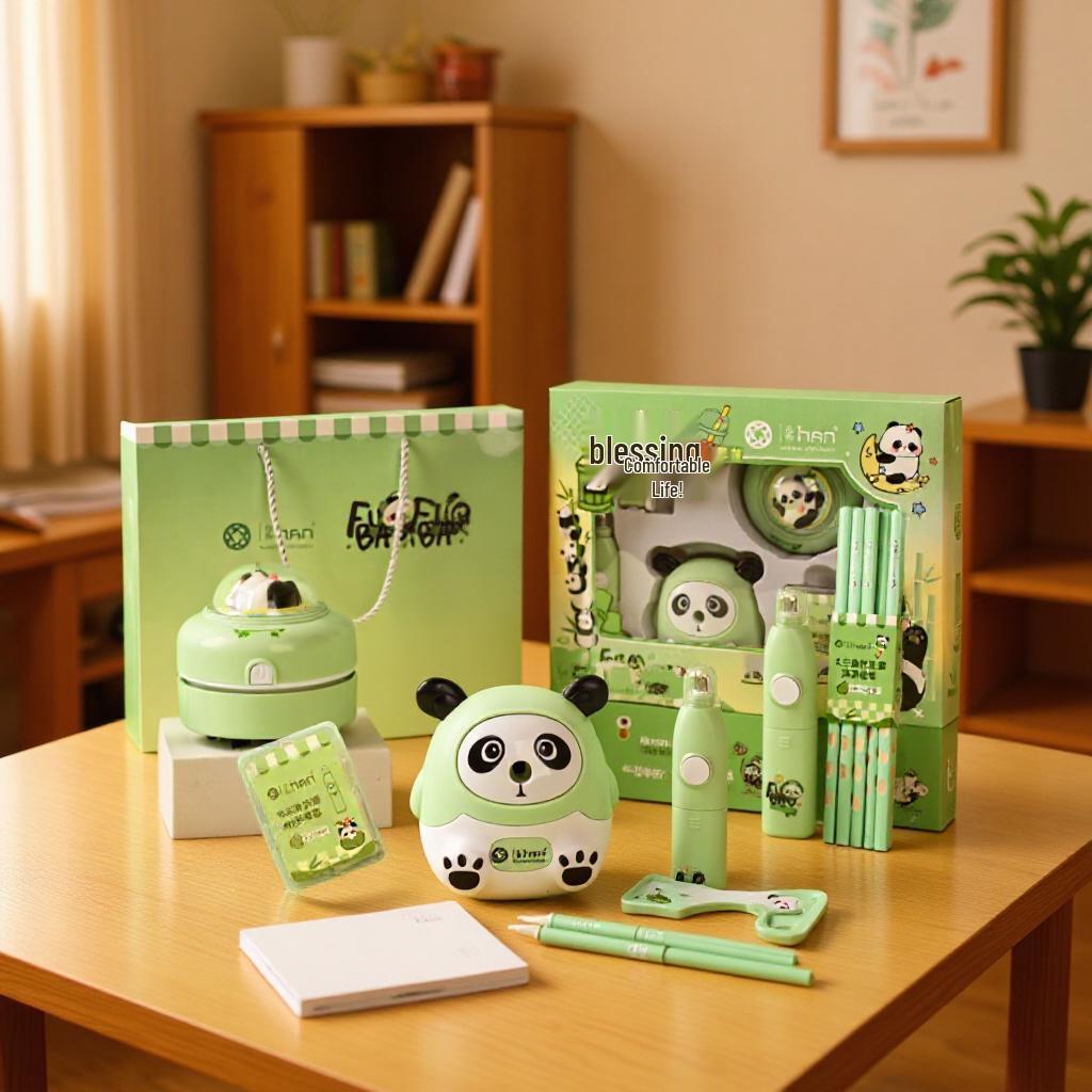 Set Regalo Ritorno a Scuola: Temperamatite Automatico e Cancelleria per Studenti delle Scuole Primarie