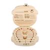 Milk Teeth Wooden Tooth Storage Box Organizer For Kids Baby Save 3 6YEARS Creative Boy & Girl