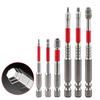 3/6Pcs Strong Magnetic Screwdriver Set 65/100mm Length 6.35mm Hex Shank Electric Screwdriver Bits 1.5mm To 6mm Screwdriver Bit