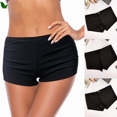 Damen-Stretch-Badeshorts, schnell trocknende, athletische Strand-Badehose