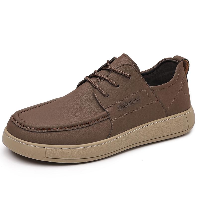 

Men Casual Sports Sneakers New Arrival Men s Leather Shoes Stylish Male Skateboard Footwear Versatile Business Simple Comfy Walking 43