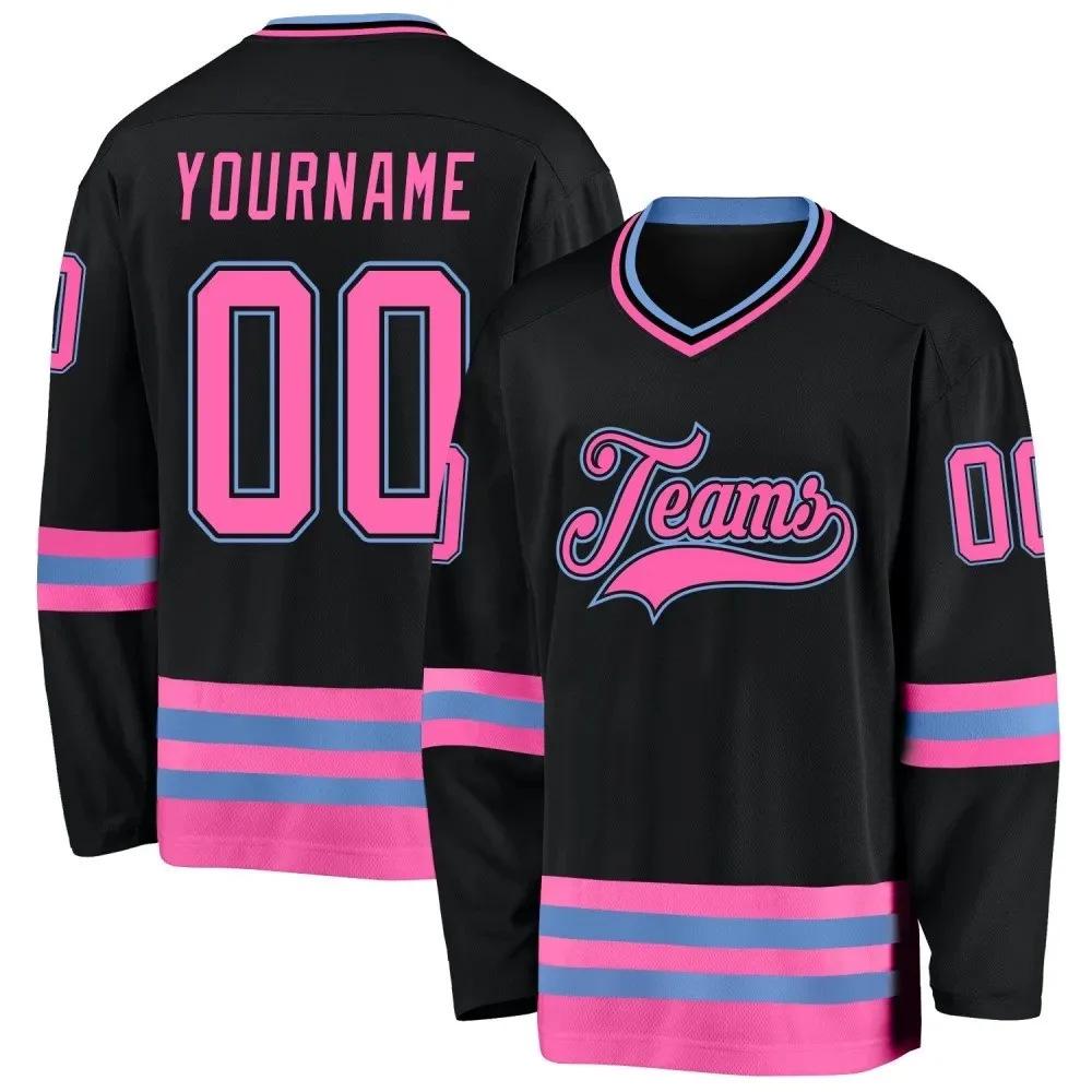 Customized 3D Print Ice Hockey Jersey - Personalized Name & Number for Team, Competition, or Training for Men, Women, and Youth