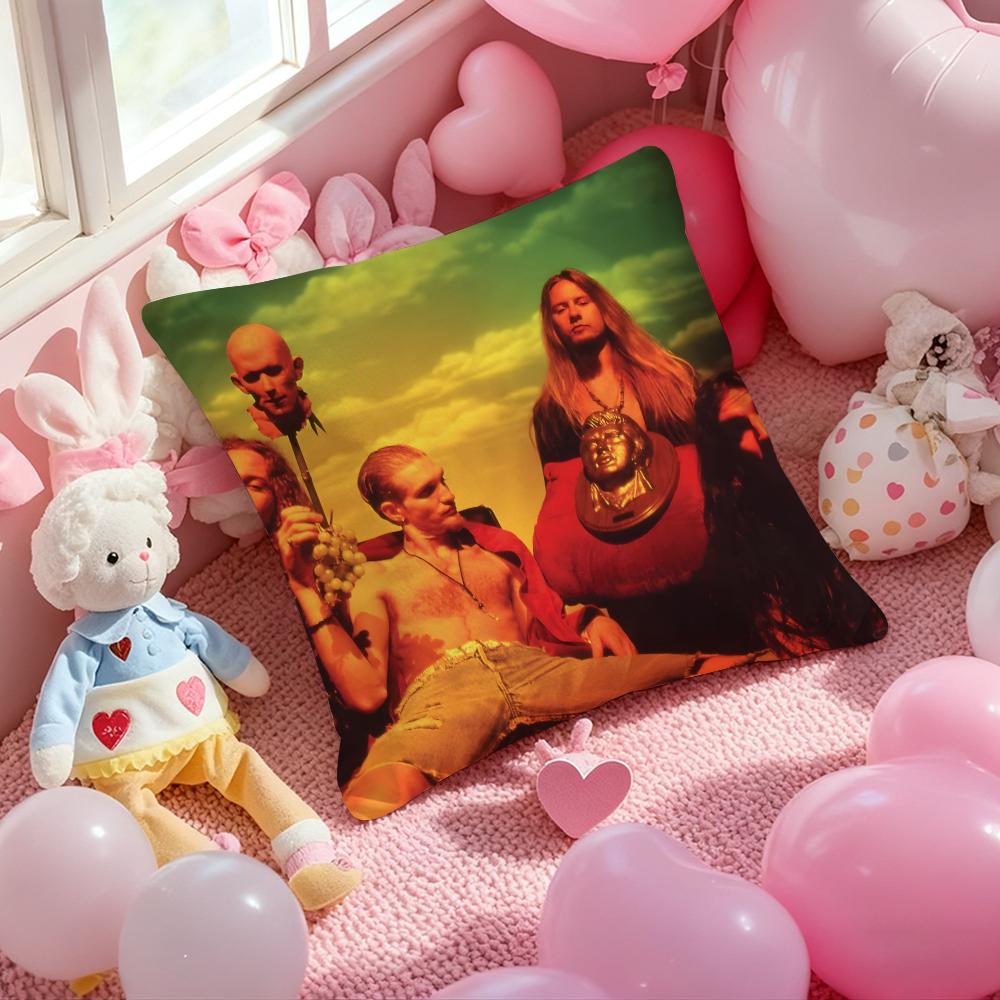 A-Alice In Chains Album Cushion Cover Pattern Printed Pillowcase for Living Room Sofa Cushion Cover & Bedroom Decor